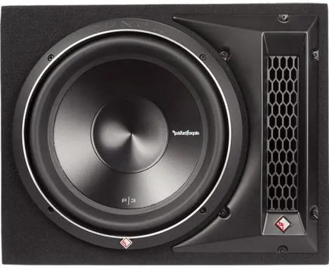 Alt view image 8 of 20 - Rockford Fosgate P3-1X12 12" 1200W  Single Loaded Vented Subwoofer Sub Enclosure