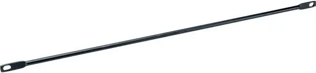 Main image of Middle Atlantic Round Lace Bar - Cable Strap - Black Powder Coat - 10 Pack - 2U Rack Height - 19" Panel Width - LBP-1R