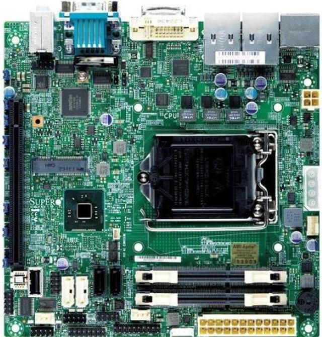Supermicro X10SLV-Q Desktop Motherboard Intel Q87 Express Chipset  Socket H3 LGA-1150 Bulk Pack Intel Motherboards