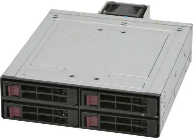 Alt view image 3 of 7 - SuperMicro CSE-M14TQC Mobile Rack - 4x 2.5" Hot-swap SAS3/SATA3 HDDs
