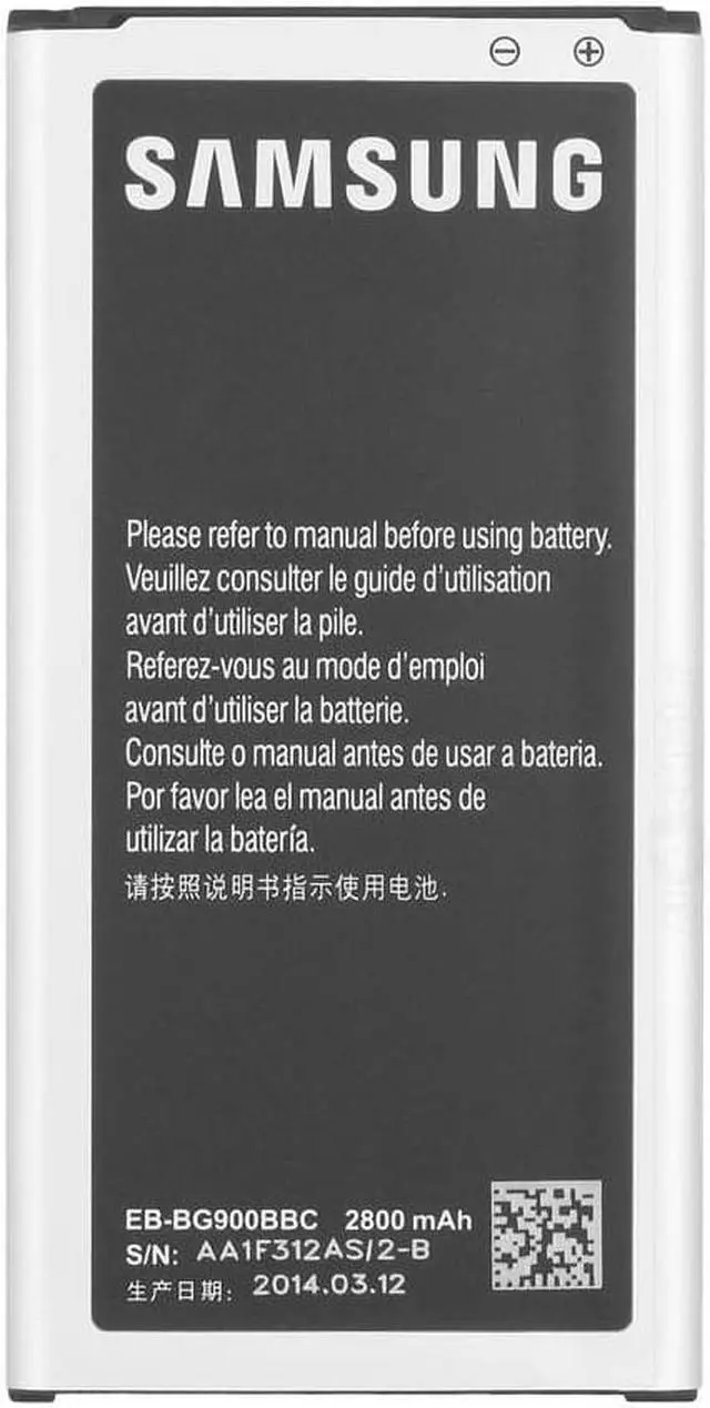 Alt view image 2 of 3 - Samsung Galaxy S5 Original OEM Rechargeable Battery EB-BG900BBU