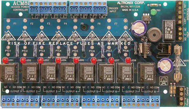 Alt view image 2 of 3 - Altronix Corporation Acm8Cb Power Distribution Modules