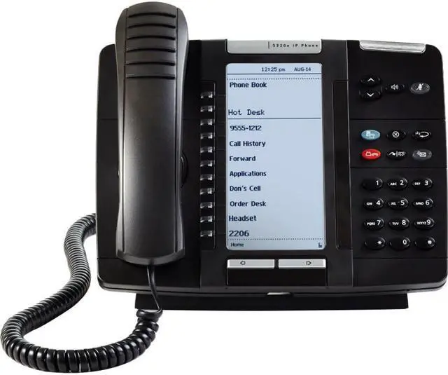 Main image of Mitel MiVoice 5320e IP Phone - Cable - Desktop, Wall Mountable