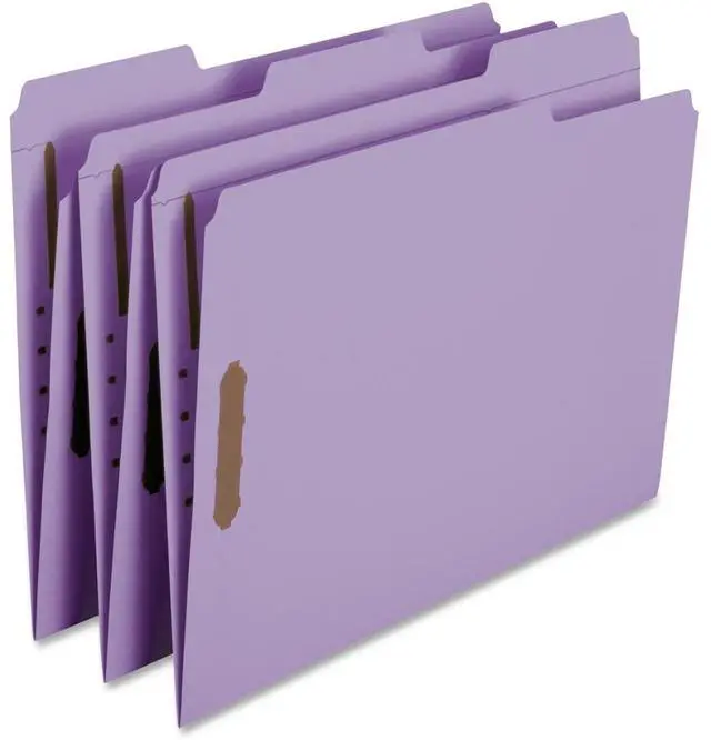 Alt view image 3 of 3 - Smead Colored Top-Tab Fastener File Folders