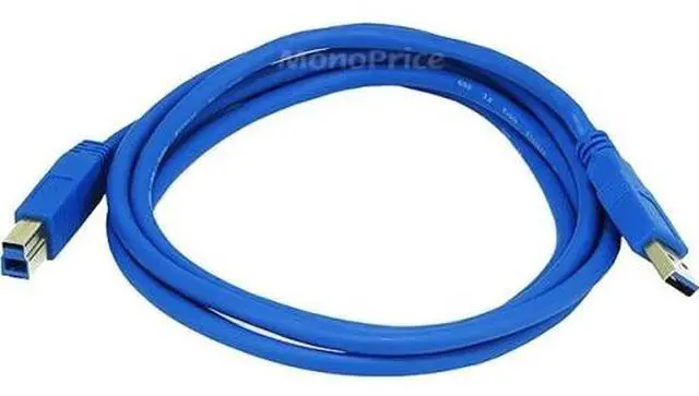 Alt view image 5 of 5 - 6ft USB 3.0 A Male to B Male 28/24AWG Cable (Gold Plated)