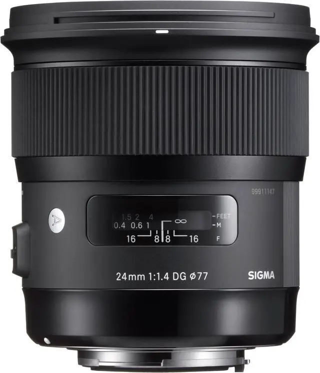 Alt view image 6 of 20 - Sigma 24mm f/1.4 DG HSM Art Lens for Canon EOS EF (401-101)