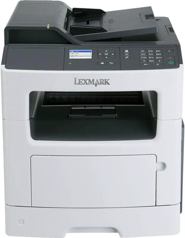 Main image of Lexmark MX310DN Laser Multifunction Printer - Monochrome - Plain Paper Print - Desktop