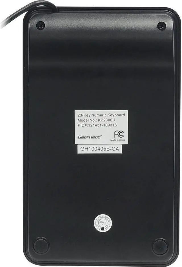 Alt view image 2 of 8 - Gear Head 23-Key Numeric USB Keypad