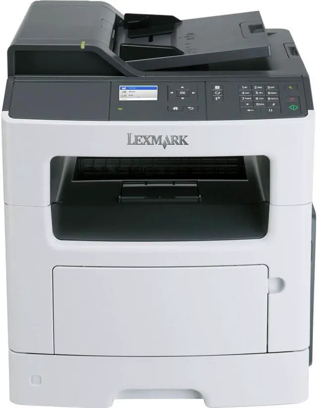 Main image of Lexmark MX310DN Laser Multifunction Printer - Monochrome - Plain Paper Print - Desktop