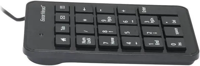 Alt view image 5 of 8 - Gear Head 23-Key Numeric USB Keypad