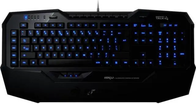 Alt view image 5 of 8 - ROCCAT ISKU Illuminated Gaming Keyboard, Black