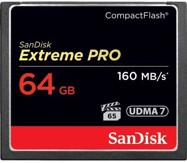 Alt view image 6 of 20 - Sandisk Extreme Pro Compactflash 64 Gb