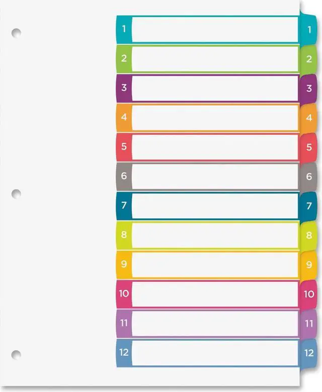 Main image of Avery Ready Index Table of Contents Dividers