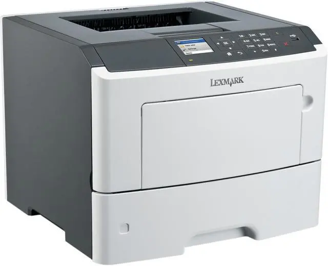 Alt view image 3 of 3 - Lexmark MS510DN Laser Printer - Monochrome - 1200 x 1200 dpi Print - Plain Paper Print - Desktop
