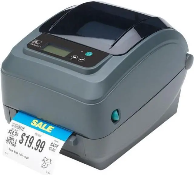 Alt view image 2 of 2 - Zebra GX420t Thermal Transfer Barcode and Label Printer, USB, Serial, Ethernet - GX42-102411-150
