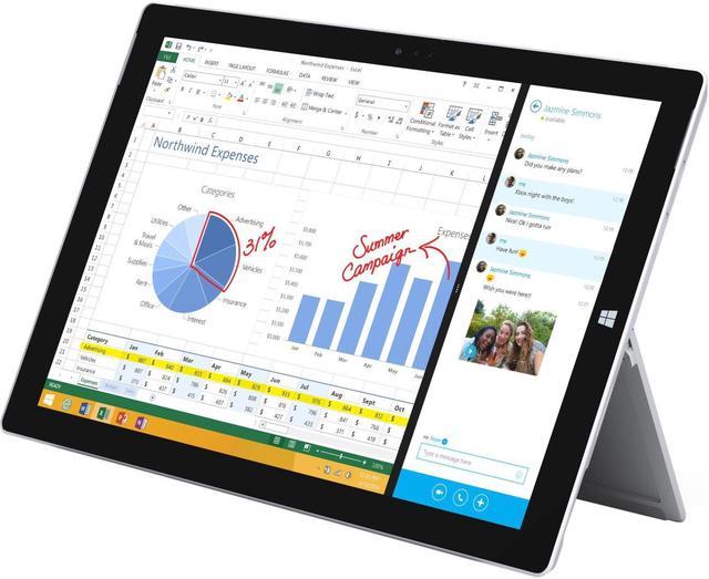 Microsoft Surface Pro 3 2-in-1 Tablet Intel Core i5-4300U 1.9 GHz