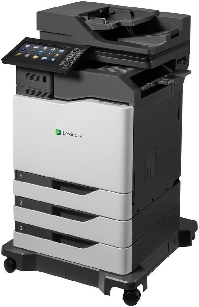 Main image of Lexmark CX825dte Laser Multifunction Printer - Color - Plain Paper Print - Floor Standing