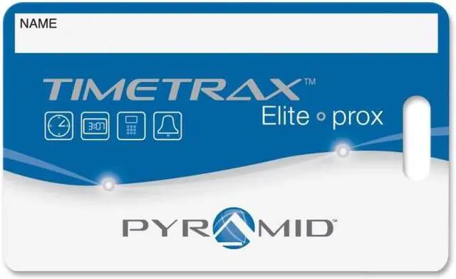 Alt view image 3 of 5 - PYRAMID 42454 Proximity Badge,Blue/White,PK15