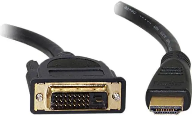 Alt view image 3 of 4 - Cable Wholesale HDMI to DVI Cable, HDMI Male to DVI Male, CL2 rated, 3 foot