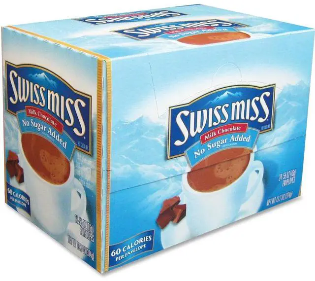 Alt view image 4 of 4 - ConAgra Swiss Miss No Sugar Added Hot Cocoa Mix