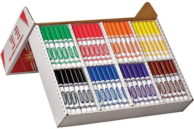 Alt view image 2 of 7 - Crayola Broadline Classpack Markers