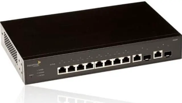 Main image of Aerohive SR2208P 8 Port Managed Desktop Switch