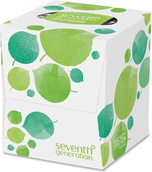 Main image of Seventh Generation 100% Recycled Facial Tissues