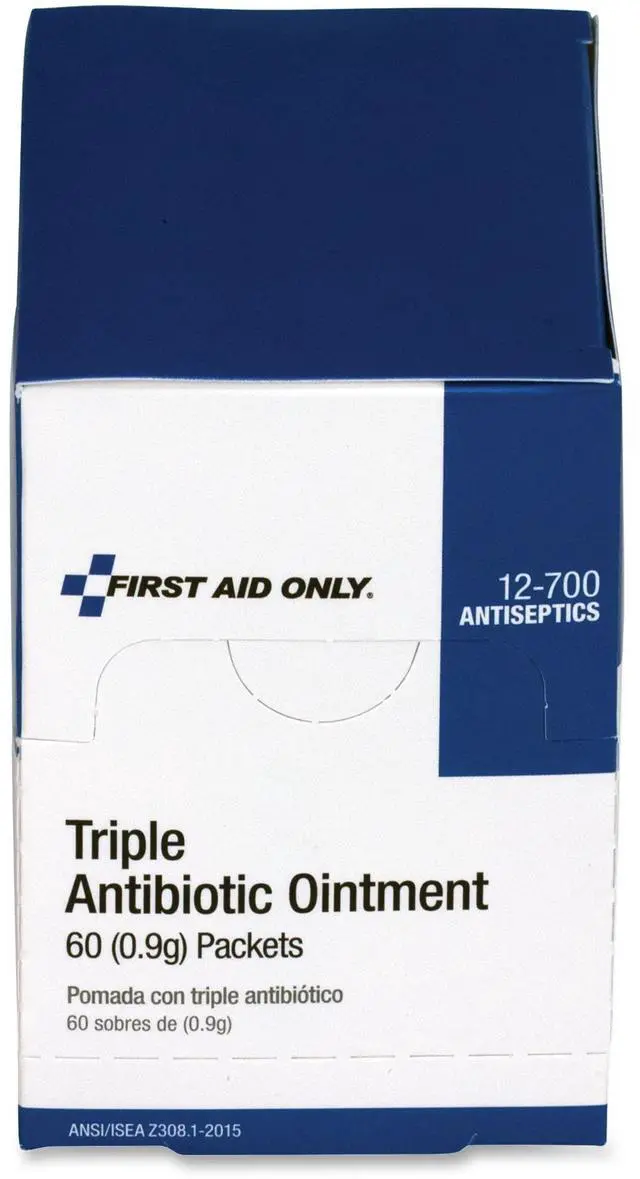 Alt view image 2 of 2 - First Aid Only Triple Antibiotic Ointment Packets