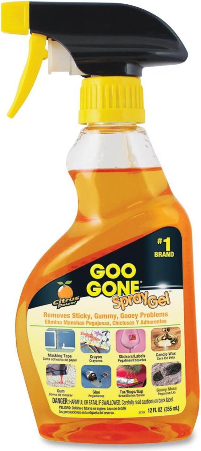 Goo Gone Goo & Adhesive Remover Spray Gel 355ml Bottle : :  Automotive