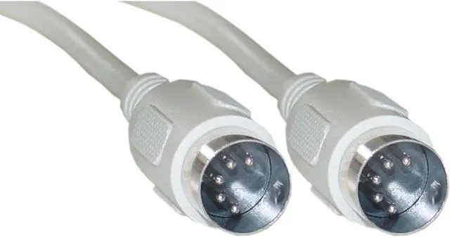 Main image of Cable Wholesale DIN5 Male / DIN5 Male AT Keyboard Cable 5C Straight - 6 ft