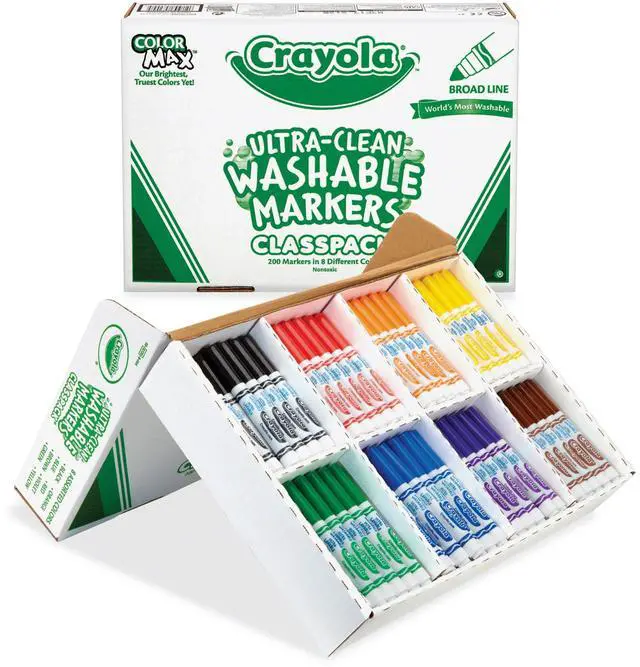 Alt view image 4 of 7 - Crayola Broadline Classpack Markers