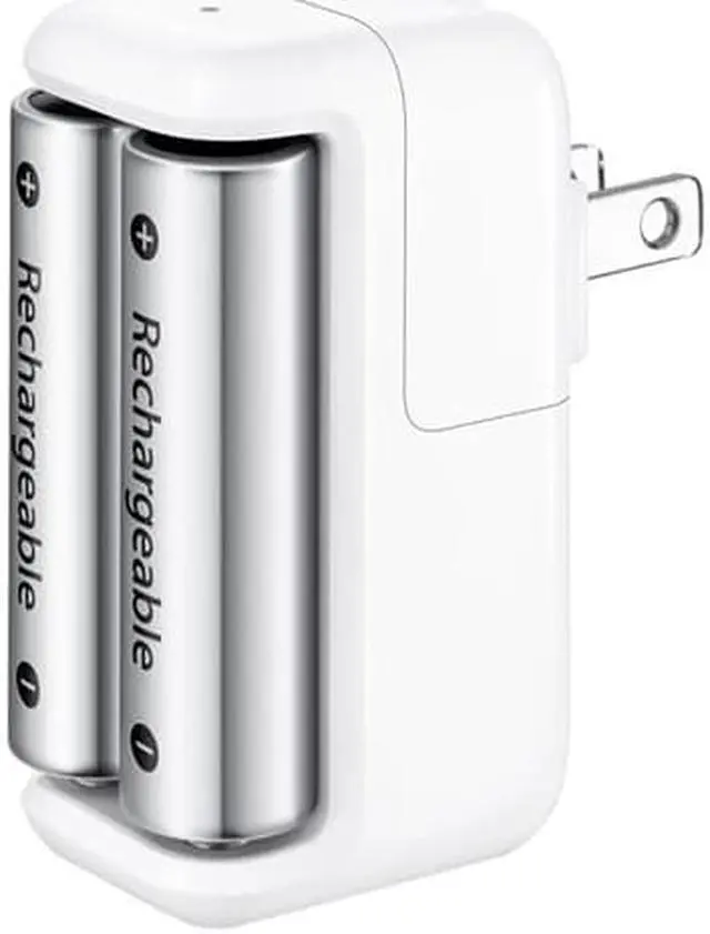 Alt view image 6 of 6 - Apple Battery AC Charger w/ AA Rechargeable Batteries 6 Pack MC500LL/A NEW A1360