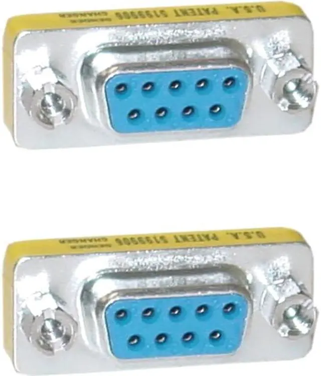 Alt view image 2 of 5 - Cable Wholesale DB9 Female / DB9 Female Mini Gender Changer / Coupler