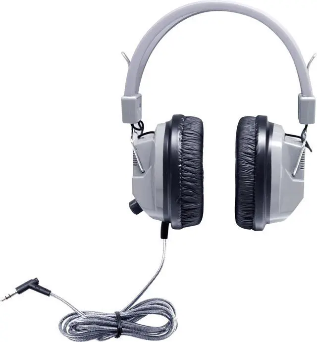 Alt view image 2 of 14 - HamiltonBuhl SC-7V SchoolMate Deluxe Stereo Headphone with 3.5mm Plug & Volume Control