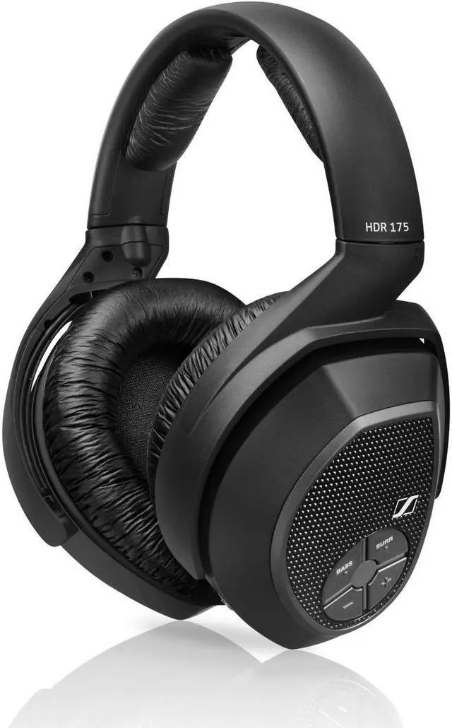 Alt view image 10 of 20 - Sennheiser RS 175 Black HDR 175 Yes Connector Circumaural Headphone/Headset