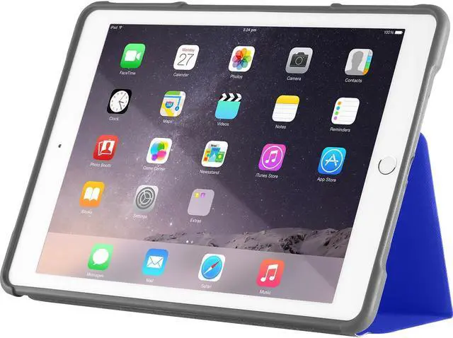 Alt view image 7 of 14 - STM Dux Rugged Air 2 Case for iPad, Blue #STM-222-104J-25