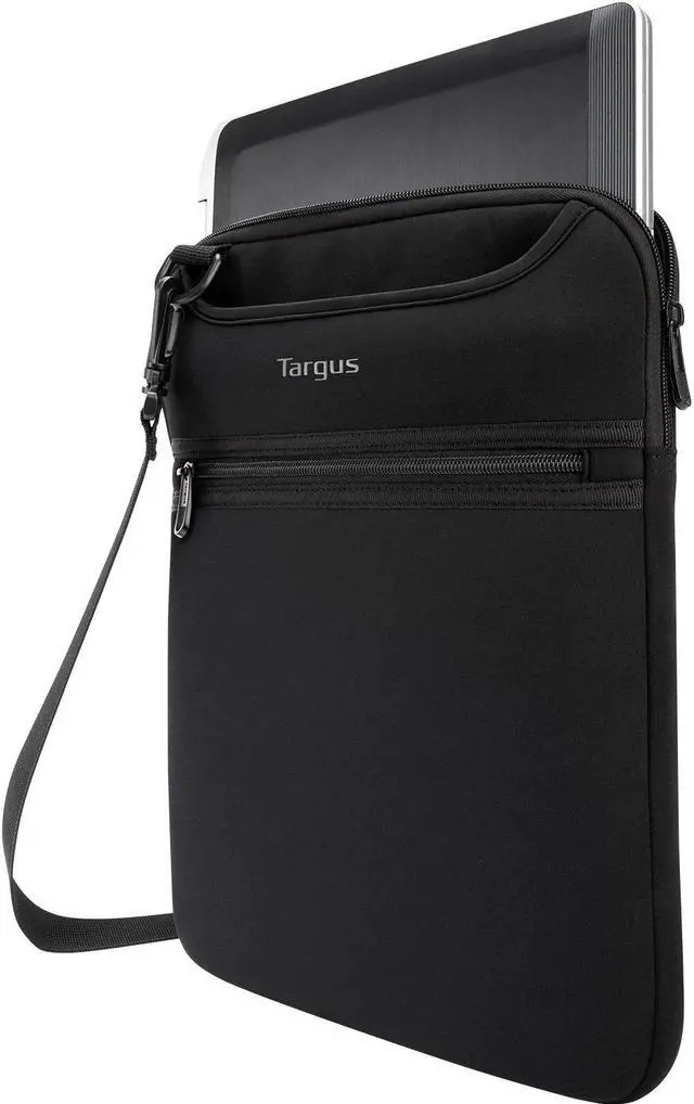 Alt view image 5 of 20 - Targus 12" Vertical Slipcase with Hideaway Handles - TSS912