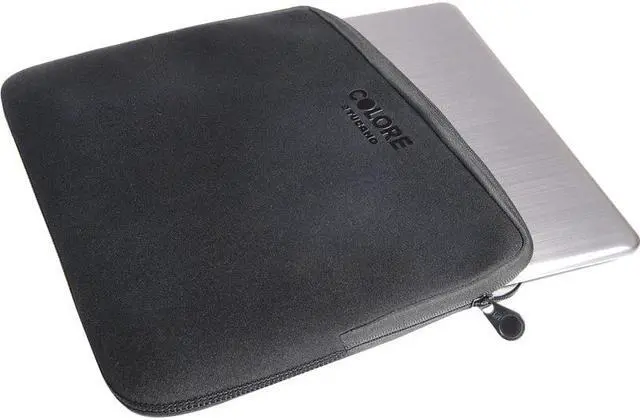 Alt view image 3 of 17 - Tucano BFC1112 11.6"/12.5" Colore Second Skin Notebook Case (Black)