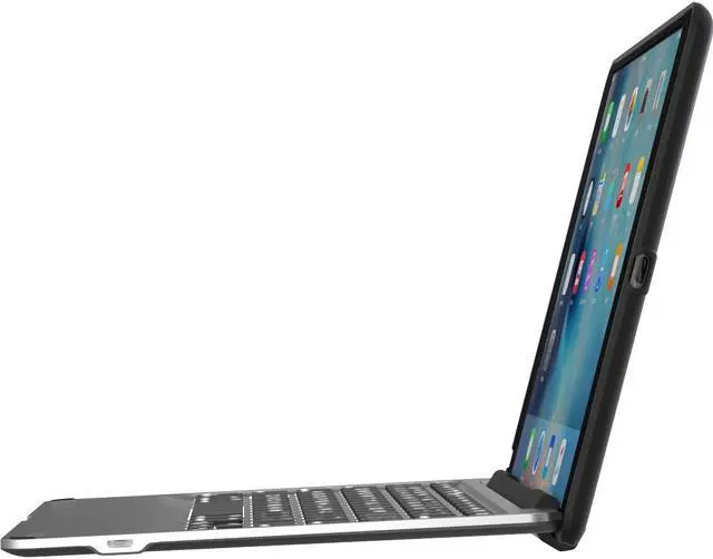 Alt view image 3 of 16 - ZAGG Slim Book Case with Keyboard for the Apple 9.7-inch iPad Pro Model ID8ZF2-BB0