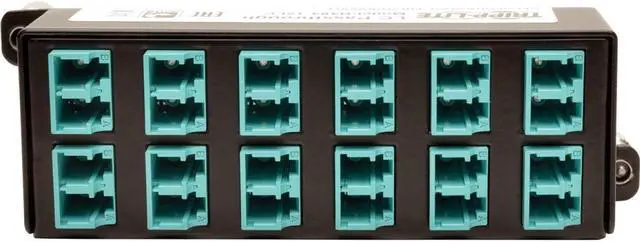 Alt view image 6 of 20 - Tripp Lite N484-12LC 10GbE Pass-Through Cassette - (x12) LC Duplex Female to Female