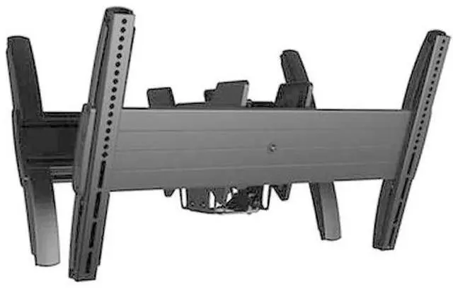 Alt view image 4 of 4 - Chief Fusion Large Flat Panel Ceiling Mount - Mounting component (pole mount, 2 adapter plates) - for 2 flat panels - Black - screen size: 32"-60" - mounting interface: 100 x 200 mm   LCB1U