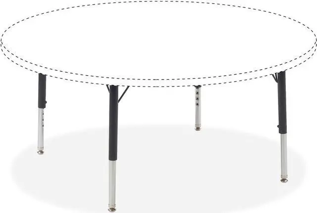 Main image of Lorell Activity Tabletop Low-hght Adjustable Legs