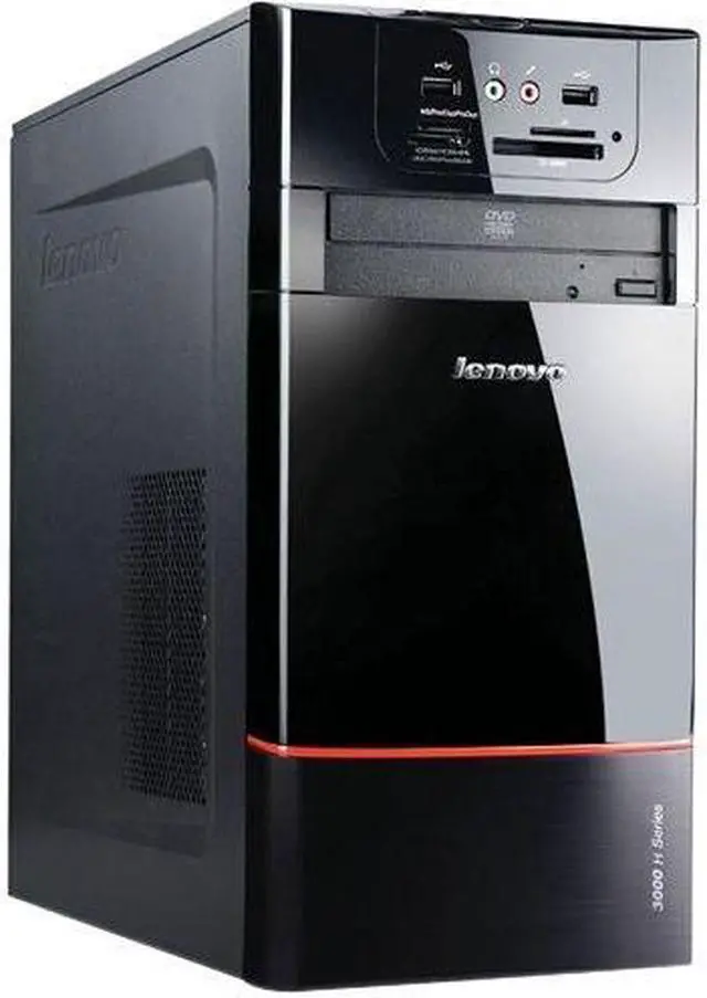 Main image of Lenovo Desktop PC IdeaCentre H200 H1011X(53571WU) Intel Atom 230 1GB DDR2 160GB HDD Intel GMA 950 Windows XP Home