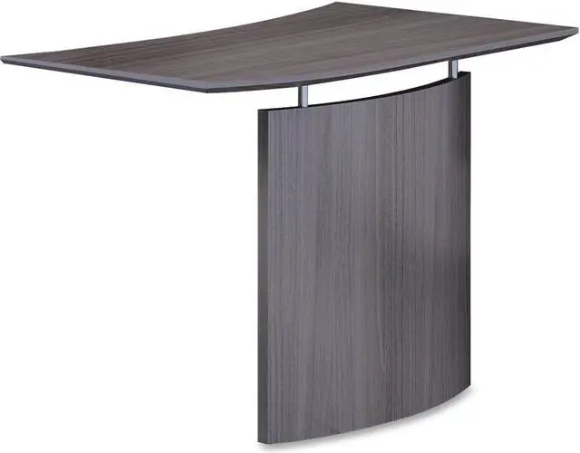 Main image of Mayline - MNBDGRLGS - Medina Laminate Bridge, Right-Hand, 48w x 24d x 29 1/2h, Gray Steel