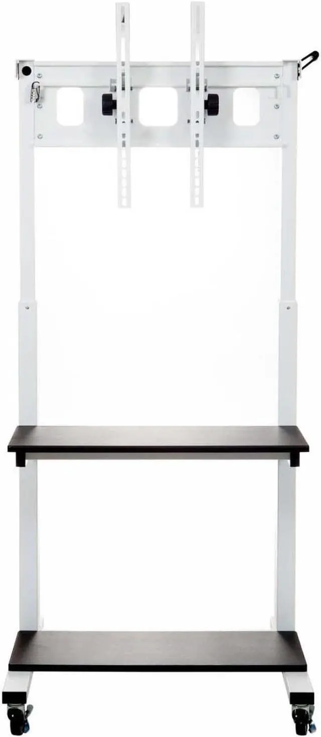 Alt view image 8 of 20 - Luxor Home Office Crank Adjustable Flat Panel CLCD LCD TV Cart