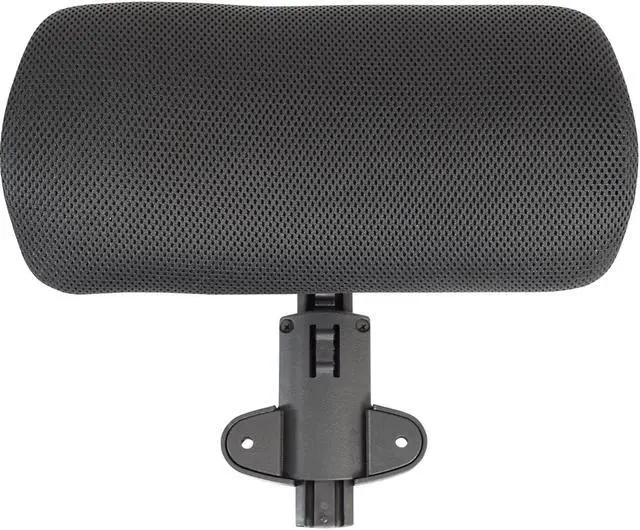 Alt view image 2 of 10 - Lorell Headrest Adjustable 1-3/5"x12-3/5"x6" Black 60329