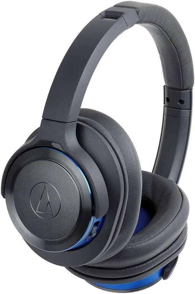 Main image of Audio-Technica ATH-WS660BT Solid Bass Wireless Over-Ear Headphones with Built-in Mic & Control