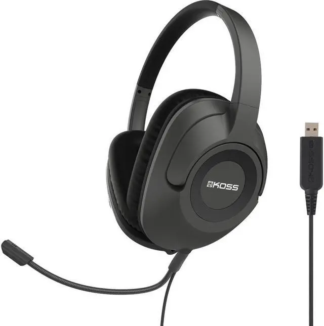 Alt view image 3 of 10 - Koss SB42 USB Headset