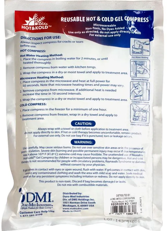Main image of First Aid Only Reusable Hot/Cold Gel Pack