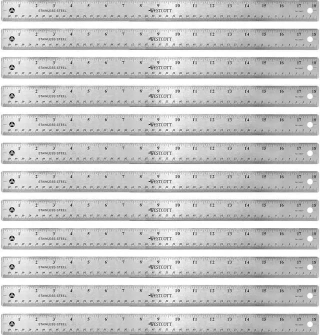 Main image of Westcott Stainless Steel Rulers